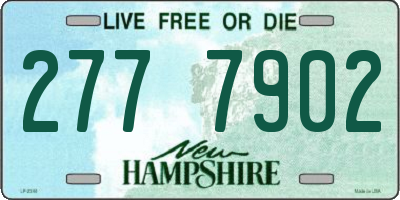 NH license plate 2777902