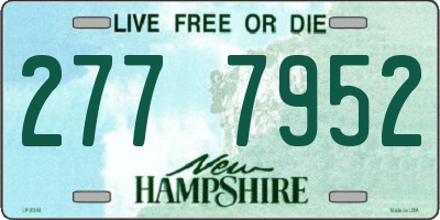 NH license plate 2777952