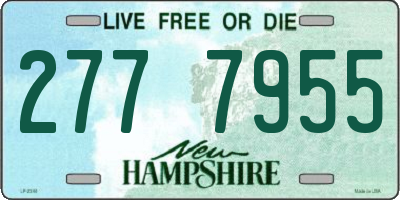 NH license plate 2777955