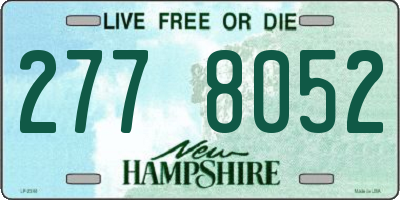 NH license plate 2778052