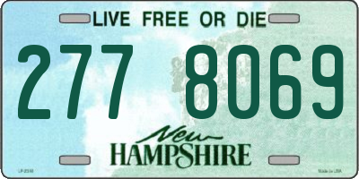 NH license plate 2778069