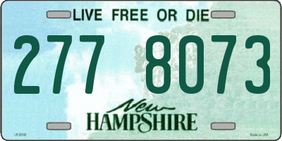 NH license plate 2778073