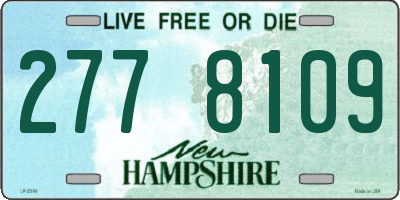 NH license plate 2778109