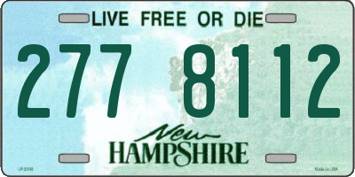 NH license plate 2778112