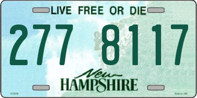 NH license plate 2778117