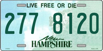 NH license plate 2778120