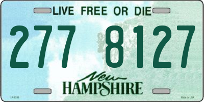 NH license plate 2778127