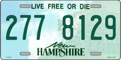 NH license plate 2778129