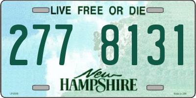 NH license plate 2778131