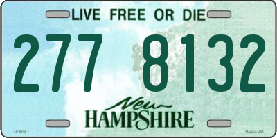 NH license plate 2778132