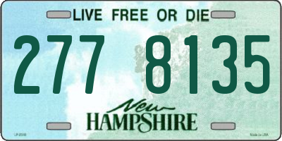 NH license plate 2778135