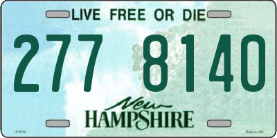 NH license plate 2778140