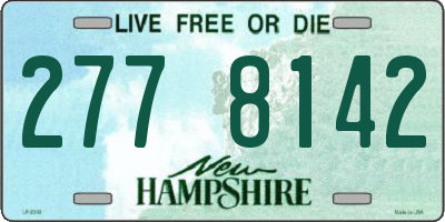 NH license plate 2778142