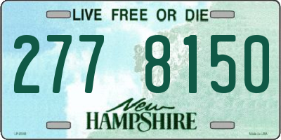 NH license plate 2778150