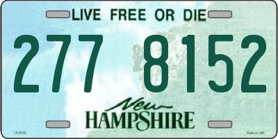NH license plate 2778152