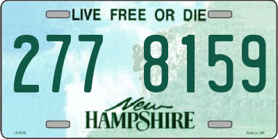 NH license plate 2778159