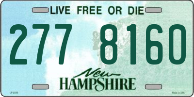 NH license plate 2778160