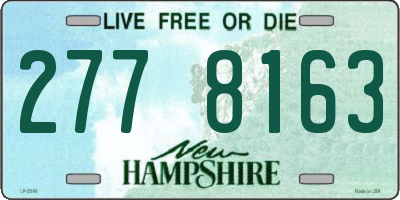 NH license plate 2778163