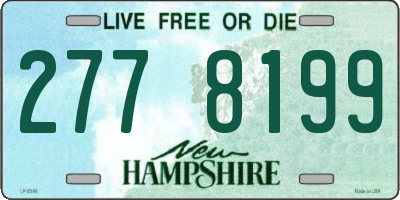 NH license plate 2778199