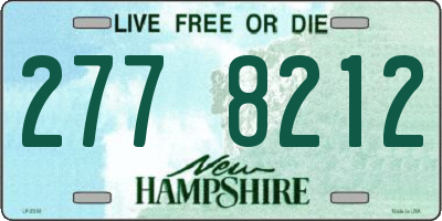 NH license plate 2778212