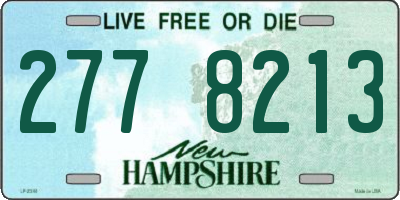 NH license plate 2778213