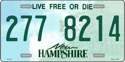 NH license plate 2778214