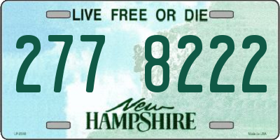 NH license plate 2778222