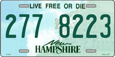 NH license plate 2778223