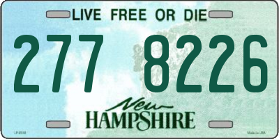 NH license plate 2778226