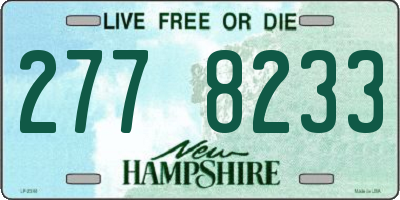 NH license plate 2778233