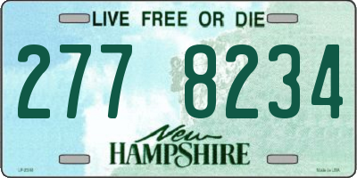 NH license plate 2778234