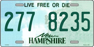 NH license plate 2778235