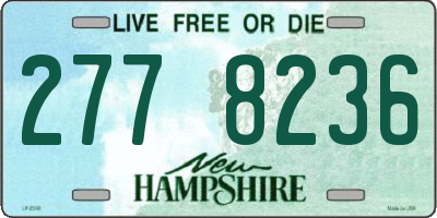 NH license plate 2778236