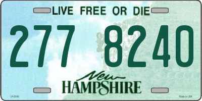 NH license plate 2778240