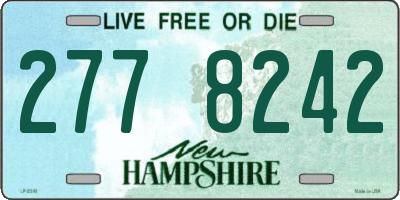 NH license plate 2778242