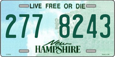 NH license plate 2778243