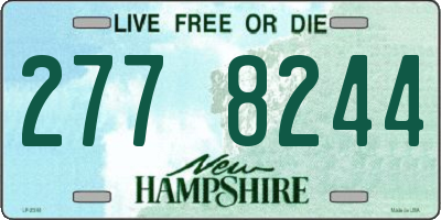 NH license plate 2778244