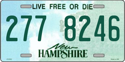 NH license plate 2778246