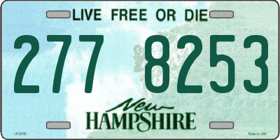 NH license plate 2778253