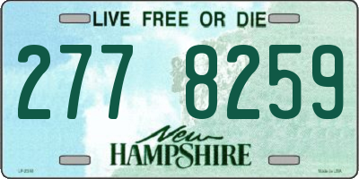 NH license plate 2778259