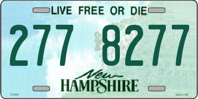 NH license plate 2778277