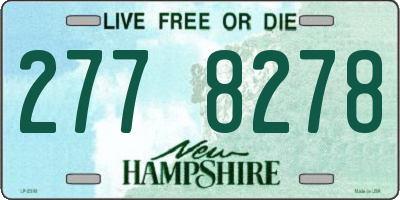 NH license plate 2778278