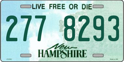 NH license plate 2778293