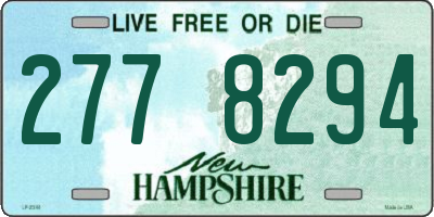 NH license plate 2778294
