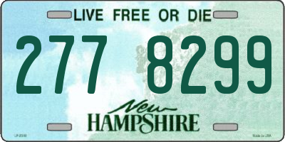 NH license plate 2778299