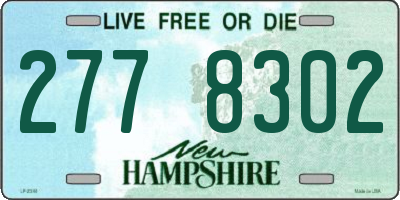 NH license plate 2778302