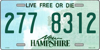 NH license plate 2778312