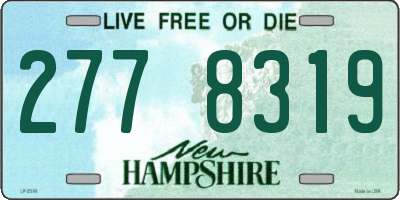 NH license plate 2778319