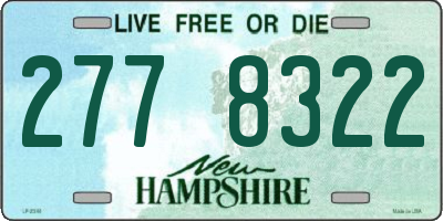 NH license plate 2778322