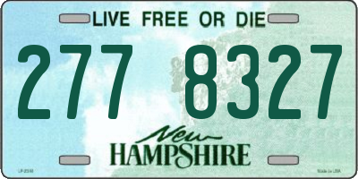 NH license plate 2778327